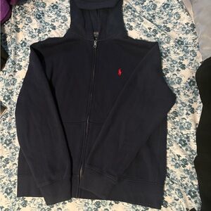 Polo by Ralph Lauren Dark Blue Hoodie with red logo